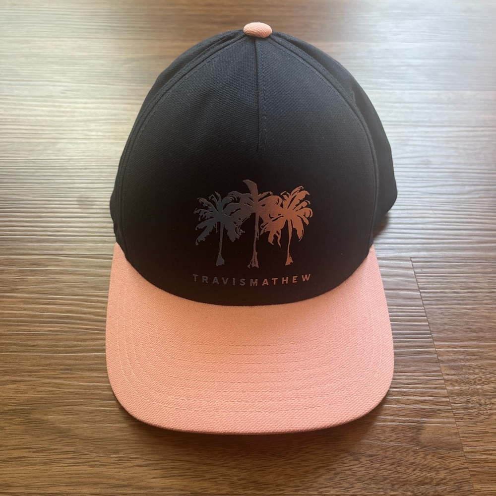 Travis Mathew Men’s Blue and Pink Golf Hat